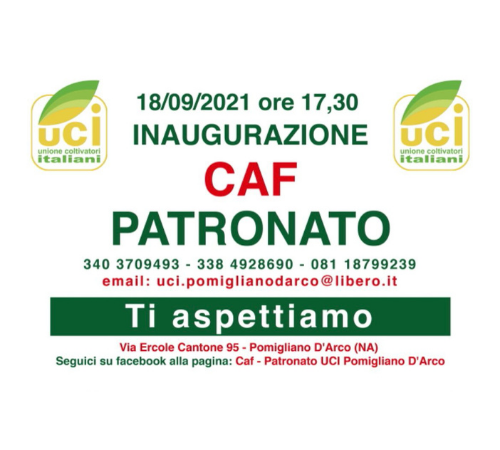 Inaugurato il nuovo Caf – Patronato UCI a Pomigliano D’Arco