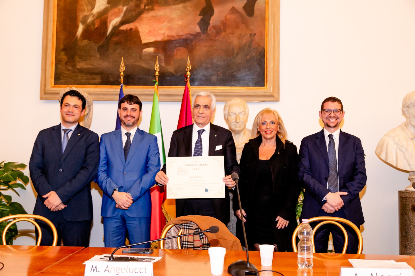 Premio “Energie per Roma 2024”: tra i premiati il noto Ing. Nicola Barone